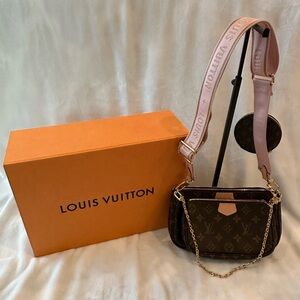 Louis Vuitton Monogram Canvas Multi Pochette Shoulder Bag Crossbody
